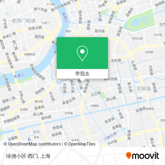 绿洲小区-西门地图