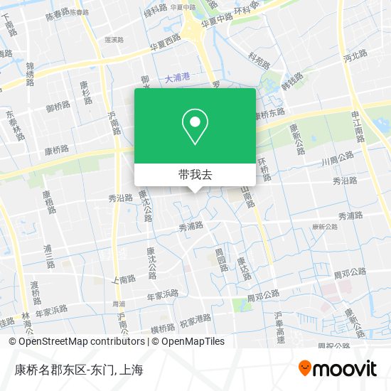 康桥名郡东区-东门地图