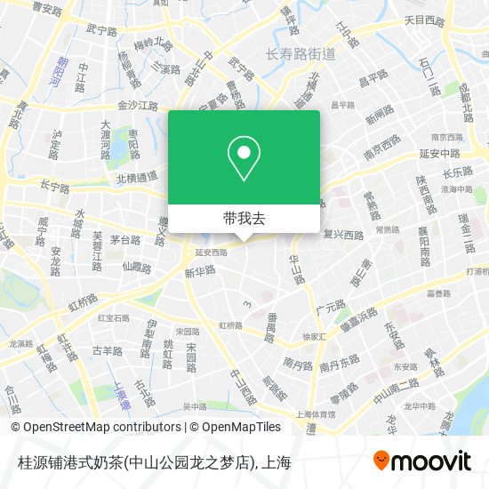 桂源铺港式奶茶(中山公园龙之梦店)地图