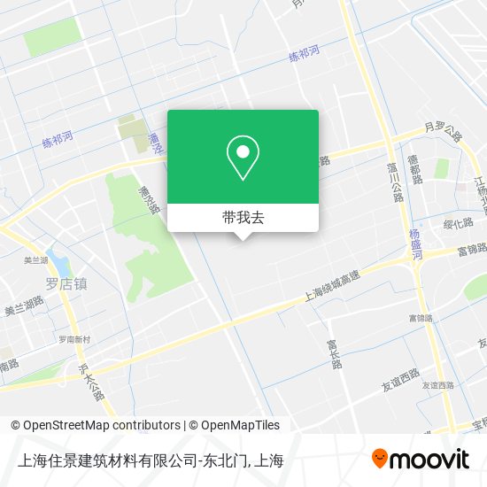 上海住景建筑材料有限公司-东北门地图