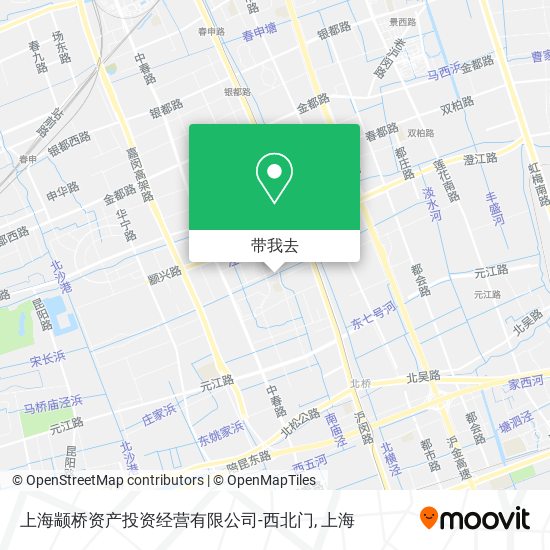 上海颛桥资产投资经营有限公司-西北门地图