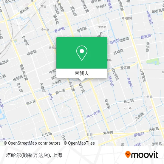 塔哈尔(颛桥万达店)地图