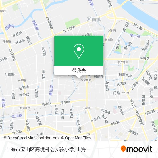 上海市宝山区高境科创实验小学地图