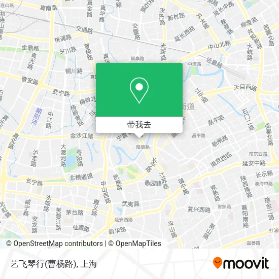 艺飞琴行(曹杨路)地图