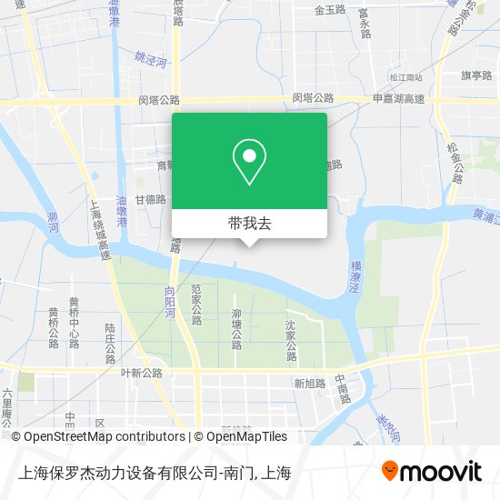 上海保罗杰动力设备有限公司-南门地图