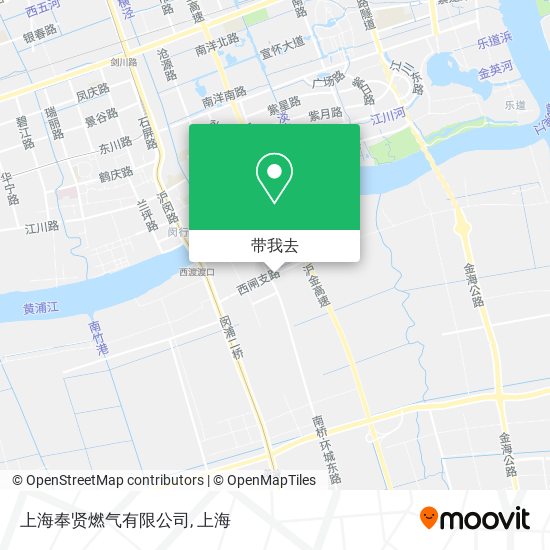 上海奉贤燃气有限公司地图