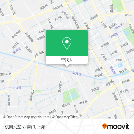 桃园别墅-西南门地图