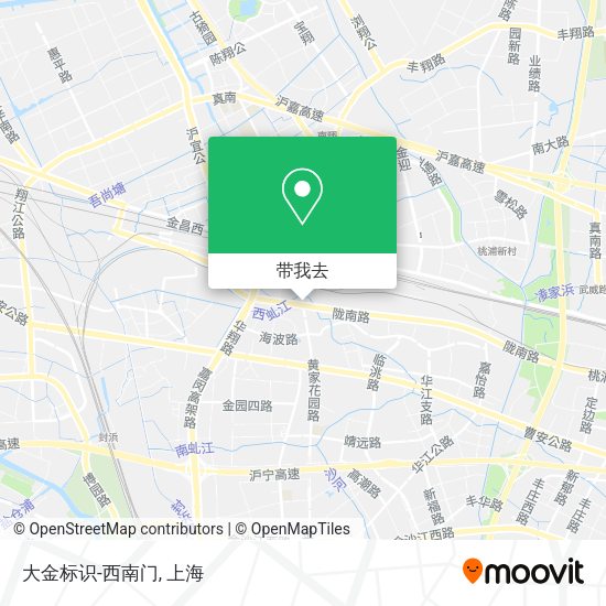 大金标识-西南门地图