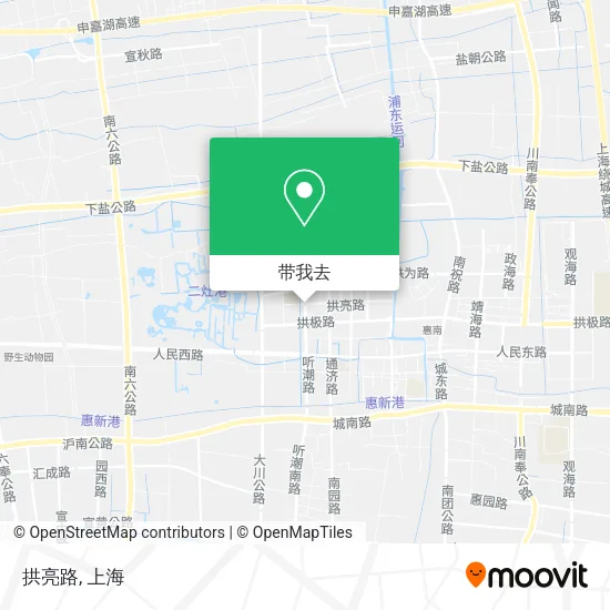 拱亮路地图