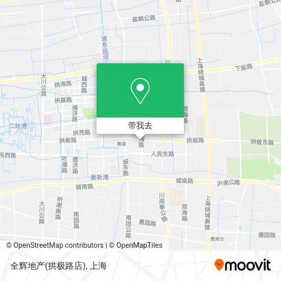 全辉地产(拱极路店)地图