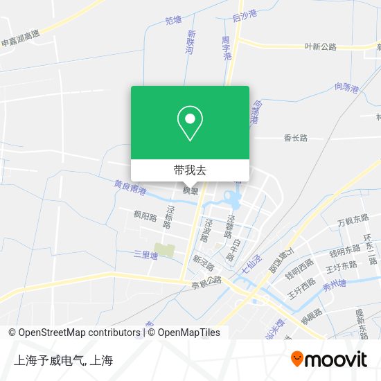 上海予威电气地图