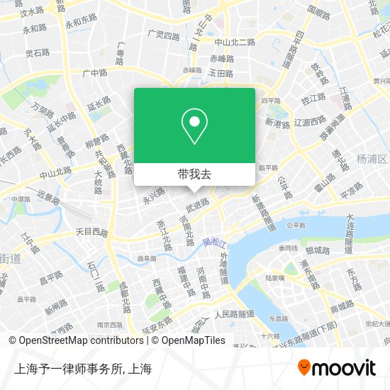 上海予一律师事务所地图