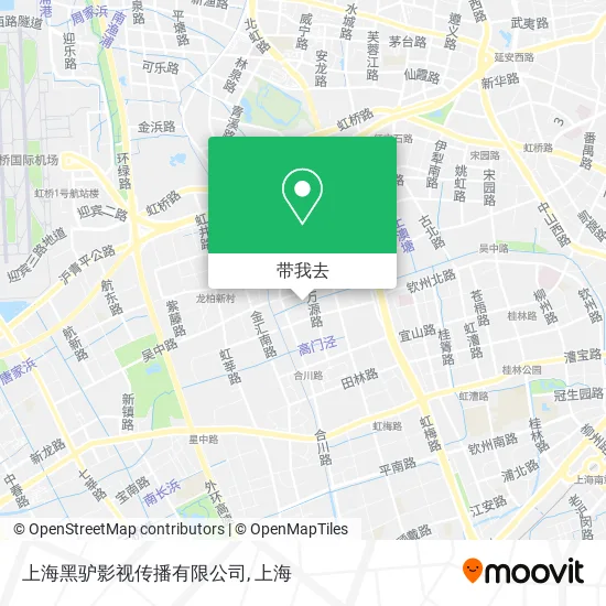 上海黑驴影视传播有限公司地图