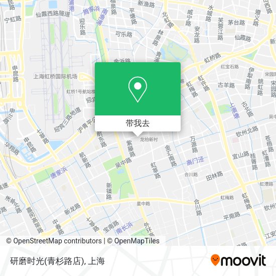 研磨时光(青杉路店)地图