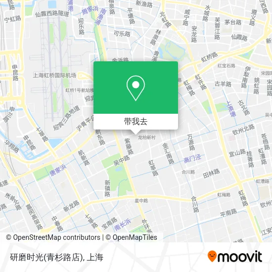 研磨时光(青杉路店)地图