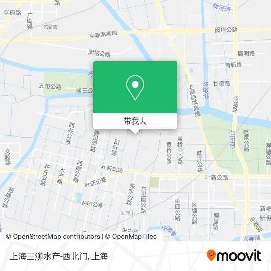 上海三泖水产-西北门地图