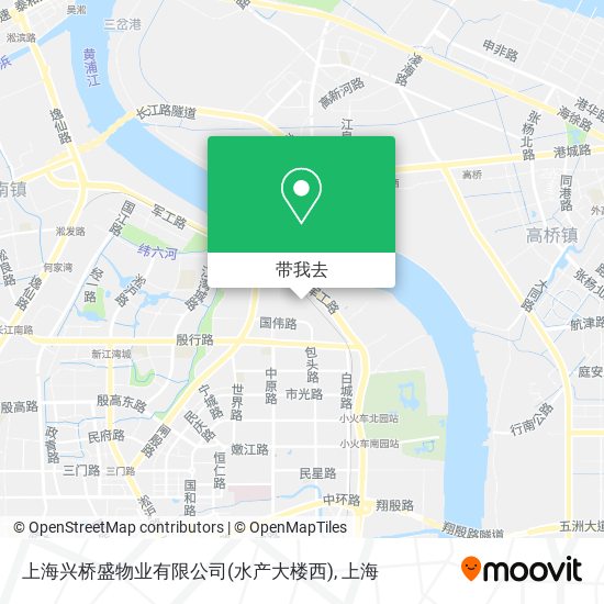 上海兴桥盛物业有限公司(水产大楼西)地图