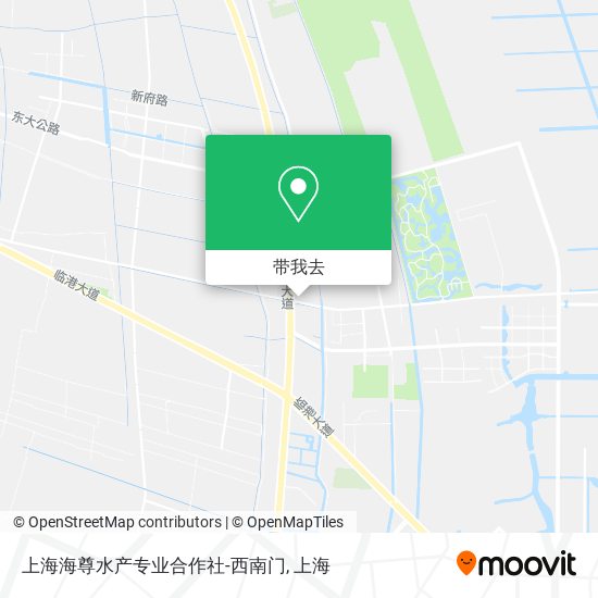 上海海尊水产专业合作社-西南门地图