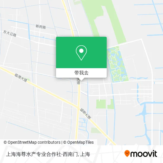上海海尊水产专业合作社-西南门地图