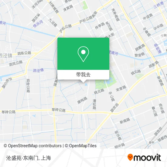 沧盛苑-东南门地图