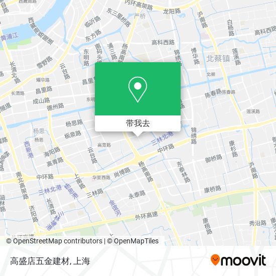 高盛店五金建材地图