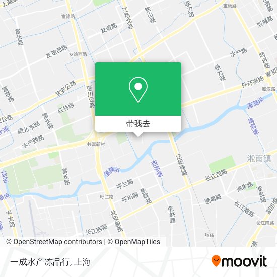 一成水产冻品行地图