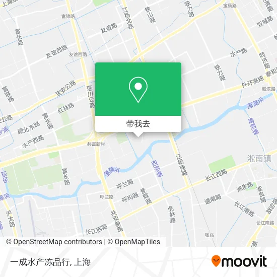 一成水产冻品行地图