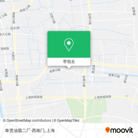 奉贤油脂二厂-西南门地图