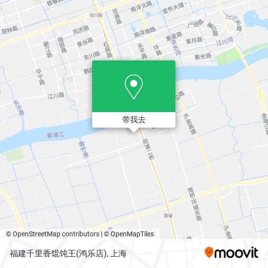 福建千里香馄饨王(鸿乐店)地图