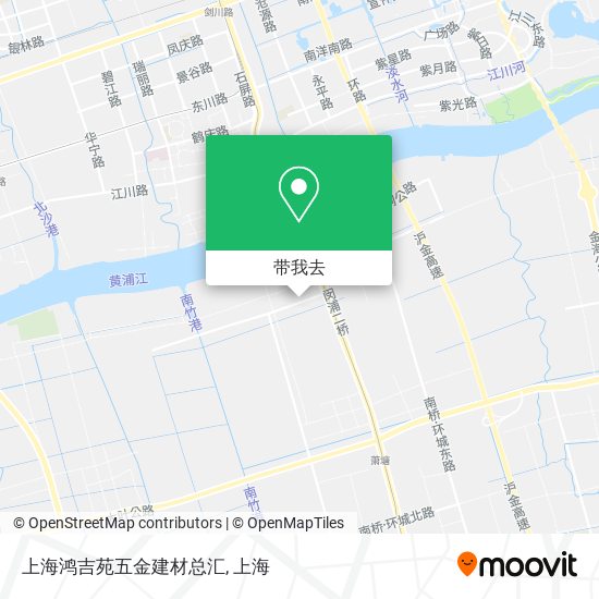 上海鸿吉苑五金建材总汇地图