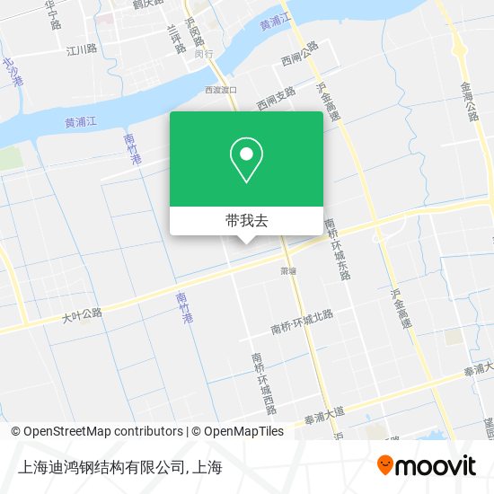 上海迪鸿钢结构有限公司地图