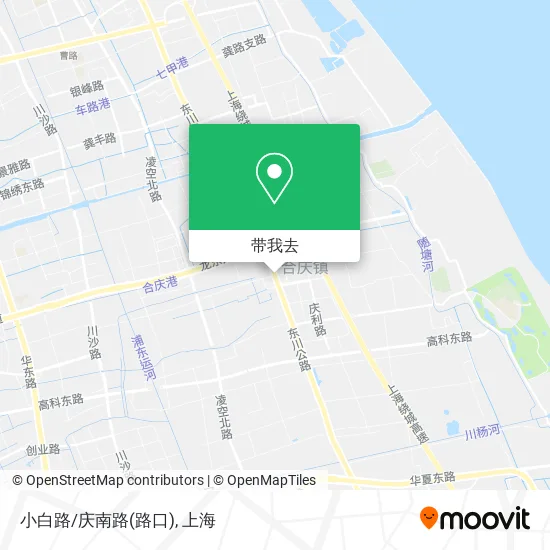 小白路/庆南路(路口)地图