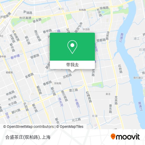 合盛茶庄(双柏路)地图