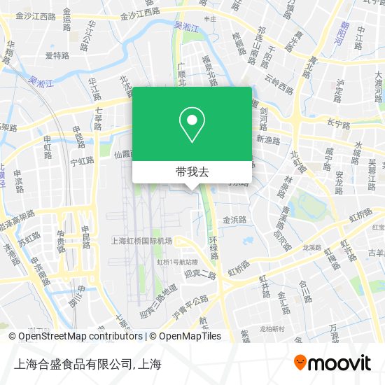 上海合盛食品有限公司地图