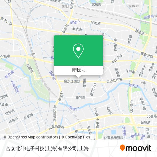 合众北斗电子科技(上海)有限公司地图