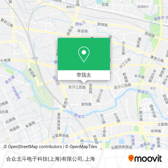 合众北斗电子科技(上海)有限公司地图