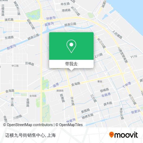 迈横九号街销售中心地图
