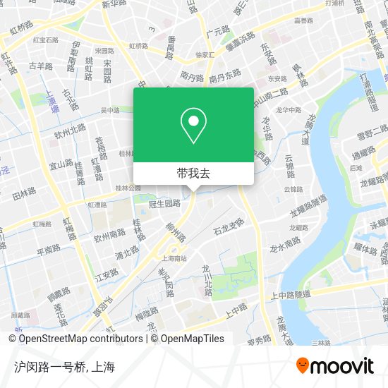 沪闵路一号桥地图