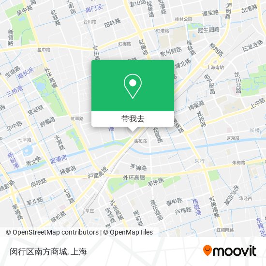 闵行区南方商城地图
