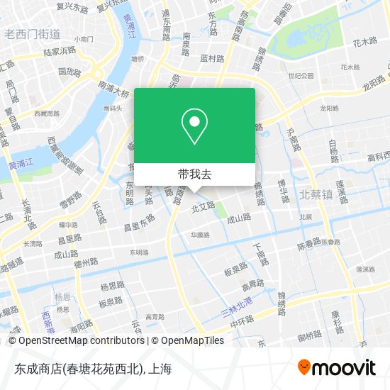 东成商店(春塘花苑西北)地图