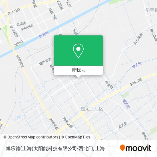 旭乐德(上海)太阳能科技有限公司-西北门地图
