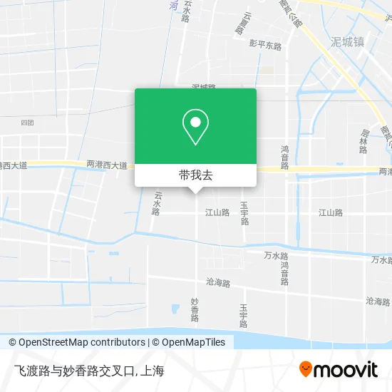 飞渡路与妙香路交叉口地图
