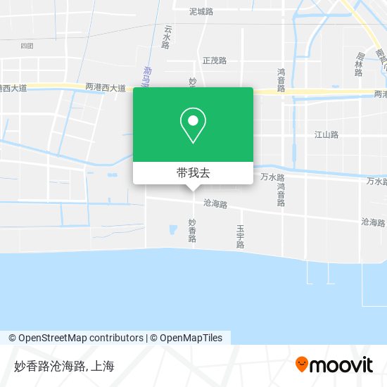 妙香路沧海路地图