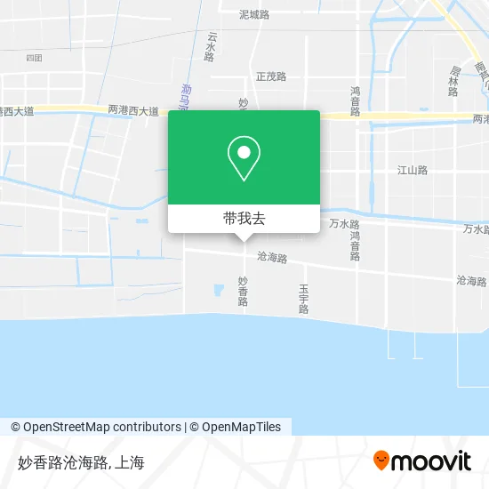妙香路沧海路地图