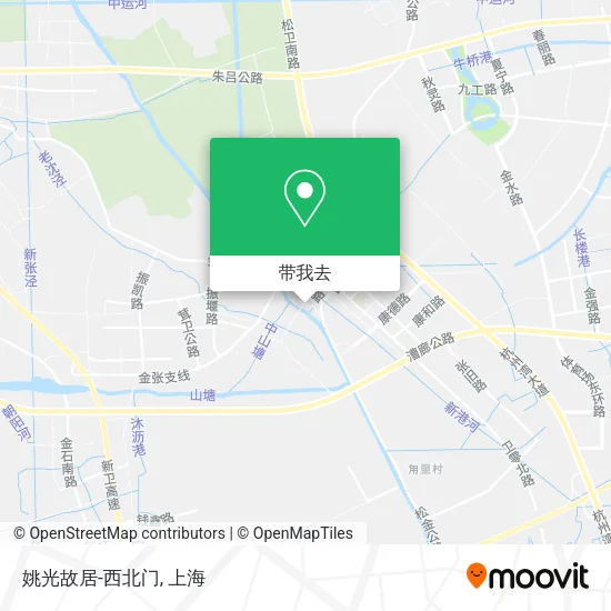 姚光故居-西北门地图