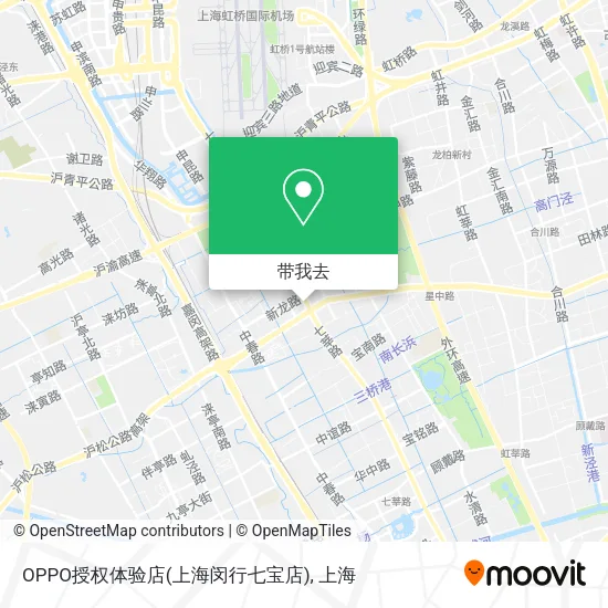 OPPO授权体验店(上海闵行七宝店)地图