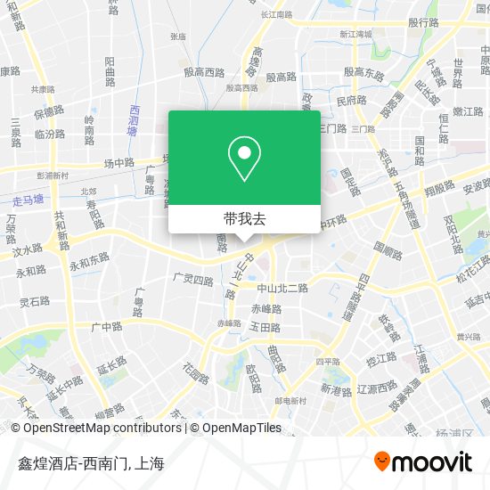 鑫煌酒店-西南门地图