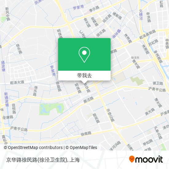 京华路徐民路(徐泾卫生院)地图