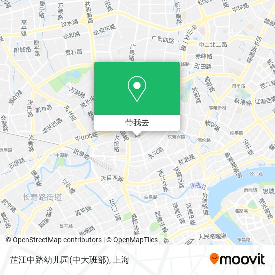 芷江中路幼儿园(中大班部)地图