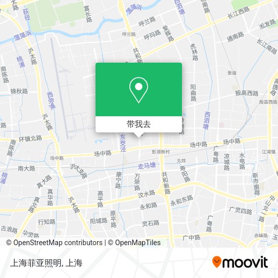 上海菲亚照明地图